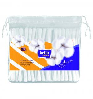 Ватные палочки пакет  Cotton, 160 шт Bella