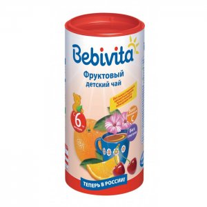Детский чай Фруктовый с 6 мес. 200 г Bebivita