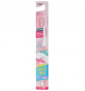 Зубная щетка  Systema для чувствительных десен, цвет: розовый CJ Lion