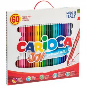 Фломастеры  смываемые Joy 60 цветов Carioca