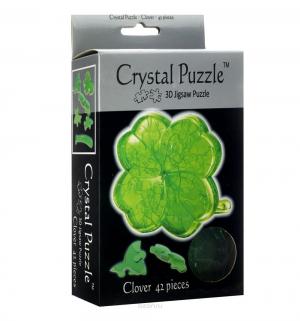Головоломка 3D  Клевер цвет: зеленый Crystal Puzzle