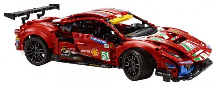 Конструктор  Technic Лего Техник Ferrari 488 GTE AF Corse № 51 Lego