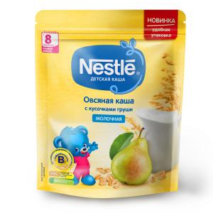Каша  молочная овсяная с грушей 8 месяцев 220 г Nestle