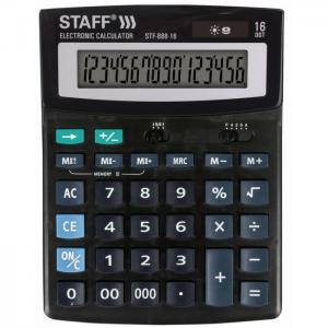 Калькулятор настольный STF-888-16 16 разрядов Staff