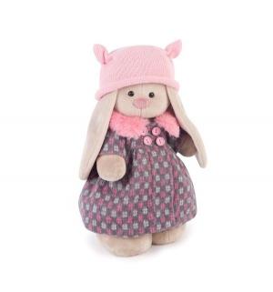 Мягкая игрушка  Зайка Ми в пальто и розовой шапке 32 см Budi Basa