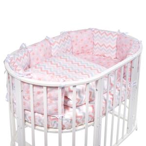 Комплект постельного белья  Colori Rosa, цвет: розовый 5 предметов наволочка 60 х 40 см Sweet Baby
