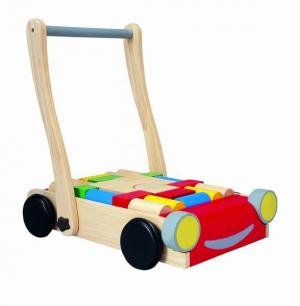 Деревянная игрушка  Тележка с блоками Plan Toys