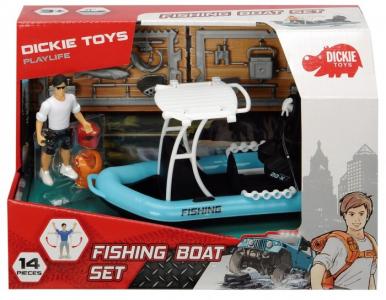 Рыбацкая лодка серии PlayLife с фигуркой и аксессуарами Dickie