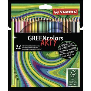 Цветные карандаши Stabilo Greencolors Arty, 24 цвета