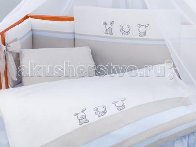 Комплект в кроватку  Bunny (6 предмета) Lepre