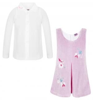 Комплект блуза/платье  baby & kids, цвет: розовый Tiger