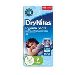 Трусики  DryNites для мальчиков (27-57 кг) 9 шт. Huggies