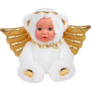 Мягкая игрушка  Мой мишка ангелочек, белая Fluffy Family. Цвет: белый