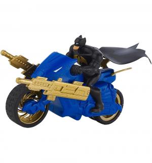 Игровой набор  Бэтмент на синем мотоцикле DC Comics