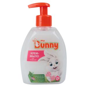 Крем-мыло для тела  с подорожником эхинацеей и д-пантенолом, 300 мл My Bunny
