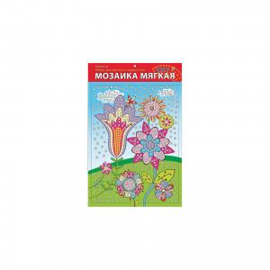 Мягкая мозаика Цветы формат А3 (34.5х25 см) Издательство Рыжий кот