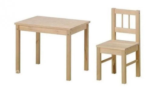 Детский комплект стол и стул Eco Svala Kett-Up