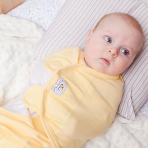 Пеленка SwaddleFun XL, цвет: желтый Pecorella