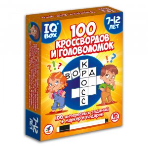 -Медиа IQ Box 100 Кроссвордов и головоломок Дрофа