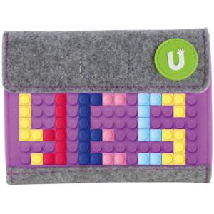 Пиксельный кошелек  «Pixel felt small wallet», фиолетовый Upixel. Цвет: фиолетовый