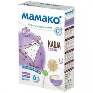 Каша  молочная Овсяная на козьем молоке с 6 месяцев 200 г Мамако