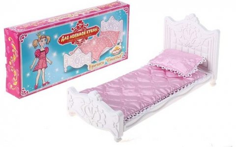 Кроватка для куклы  Кровать Сонечка Форма