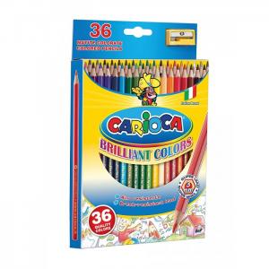 Набор карандашей 36 цветов + точилка Carioca