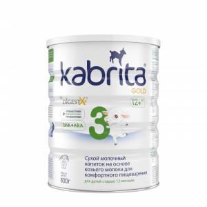 Молочный напиток для комфортного пищеварения  3 Gold 800 г Kabrita