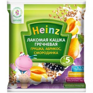 Каша  молочная гречневая груша-абрикос-смородина с 5 месяцев 30 г Heinz