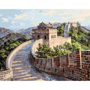 Живопись на подрамнике  Великая Китайская стена Белоснежка
