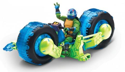 Мотоцикл с фигуркой Лео Playmates TMNT