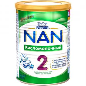 Молочная смесь  2 Кисломолочный с 6 месяцев, 400 г Nan