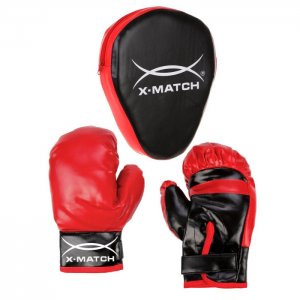 Набор для бокса: лапа, перчатки 2 шт. X-Match
