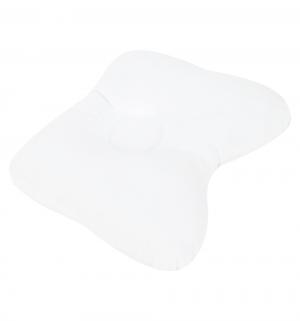 Комплект подушка/наволочка  27 х 24 5 см Бабочка плюс, цвет: белый/серый Smart-textile