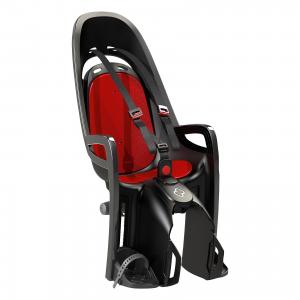 Детское велокресло Caress Zenith W/ Carrier Adapter, , серый/красный Hamax