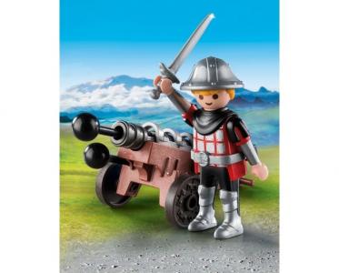 Конструктор  Экстра-набор Рыцарь с пушкой Playmobil