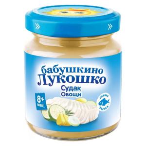Пюре  судак и овощи, с 8 месяцев, 100 г Бабушкино лукошко