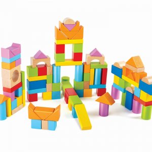 Деревянная игрушка  кубики 3 в 1 Замечательные блоки (101 элемент) Hape