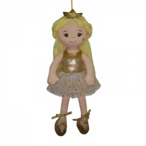 Кукла Принцесса в золотом платье и короной 38 см ABtoys