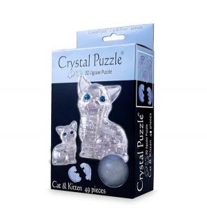 Головоломка 3D  Кошка серебристая цвет: прозрачный Crystal Puzzle