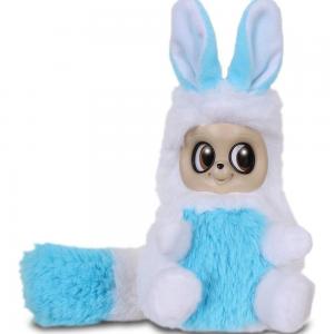 Интерактивная мягкая игрушка  17 см цвет: белый/голубой Bush Baby World
