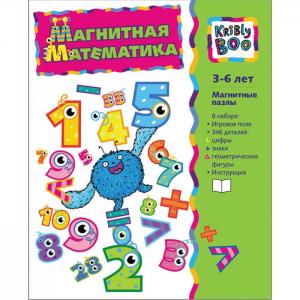 Книжка Магнитная математика для малышей Kribly Boo