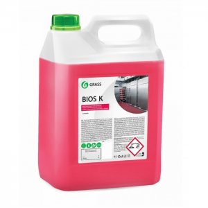 Высококонцентрированное щелочное средство Bios K 5.6 кг Grass