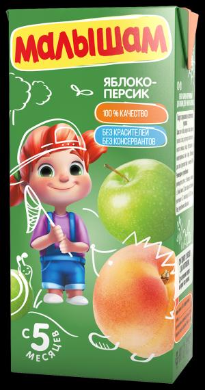 Нектар  яблоко-персик, 330 мл ФрутоНяня Малышам