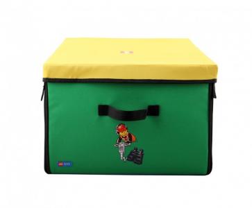 Коробка с крышкой текстильная City Lego