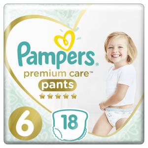 Трусики  Premium Care Pants 6 размер (15+ кг) 18 шт. Pampers