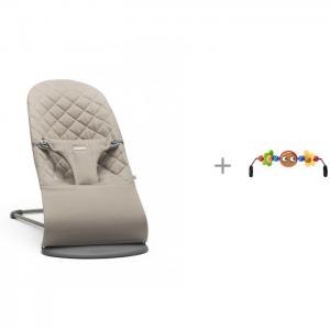 Кресло-шезлонг Bliss Cotton и Подвеска Balance для кресла-качалки BabyBjorn