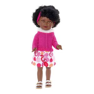 Классическая кукла  Весна Нью-Йорк Паулина африканка, 33 см Vestida de Azul