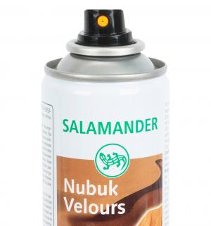 Аэрозоль для обуви  Nubuk Velours, цвет: черный Salamander
