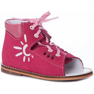 Ботинки  для девочки Тотто. Цвет: розовый